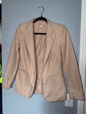 Marina Luna Light Beige Women's Blazer Jacket